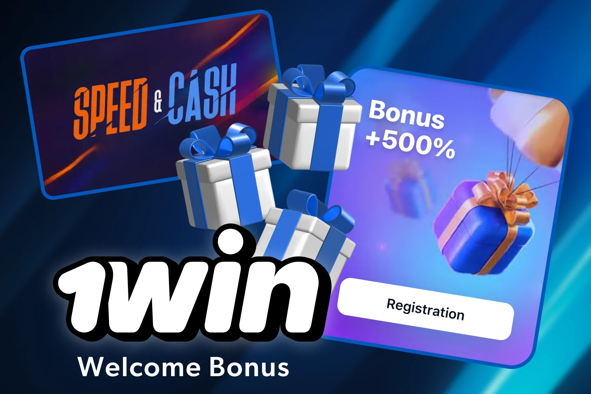 Get up to 500% on your first four deposits on 1win.